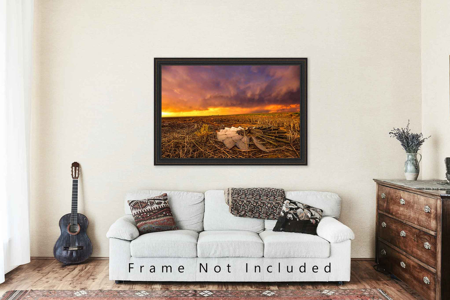 Windmill Photography Print | Country Picture | Farm Wall Art | Kansas Photo | Farmhouse Decor | Not Framed