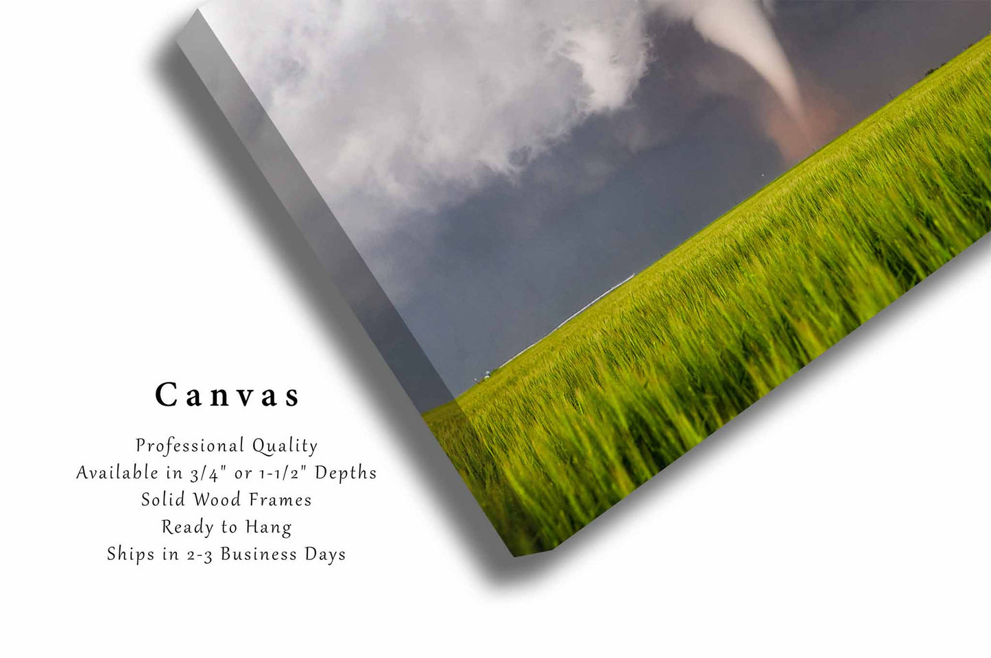 Tornado Canvas | Storm Gallery Wrap | Weather Photography | Texas Wall Art | Nature Decor | Ready to Hang