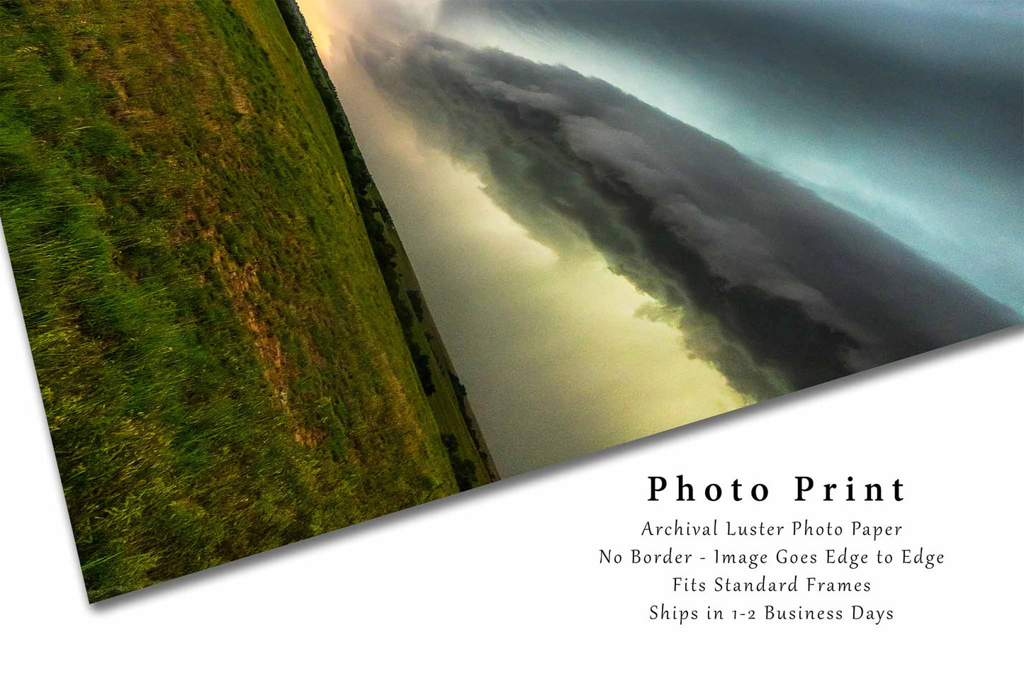 Make Way | Supercell Thunderstorm Shelf Cloud Photography Print | Vertical Oklahoma Weather Wall Art | Unframed