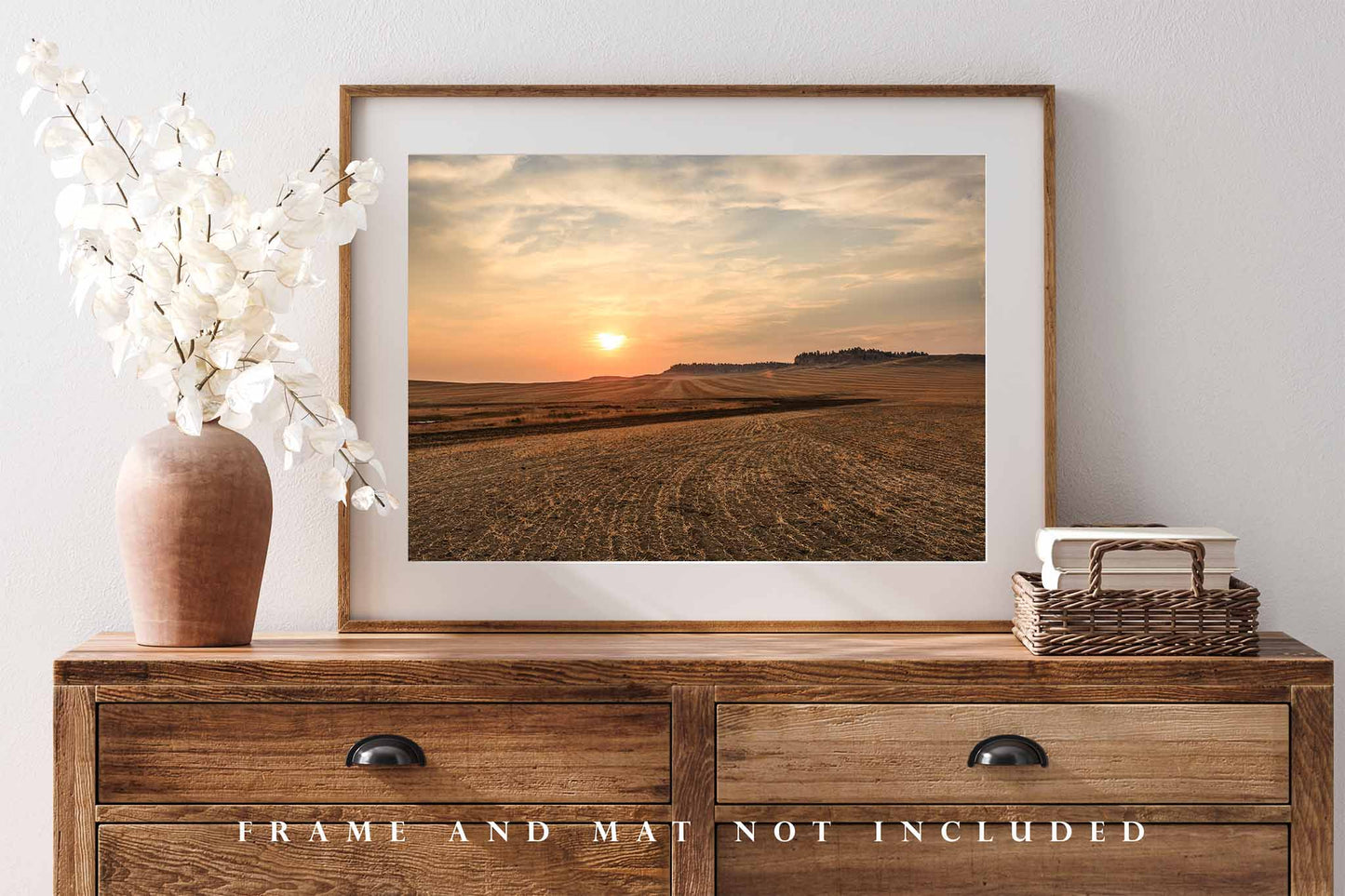 Furrowed Fields Photography Print | Farmland Picture | Farm Wall Art | Eastern Montana Photo | Agriculture Decor | Not Framed