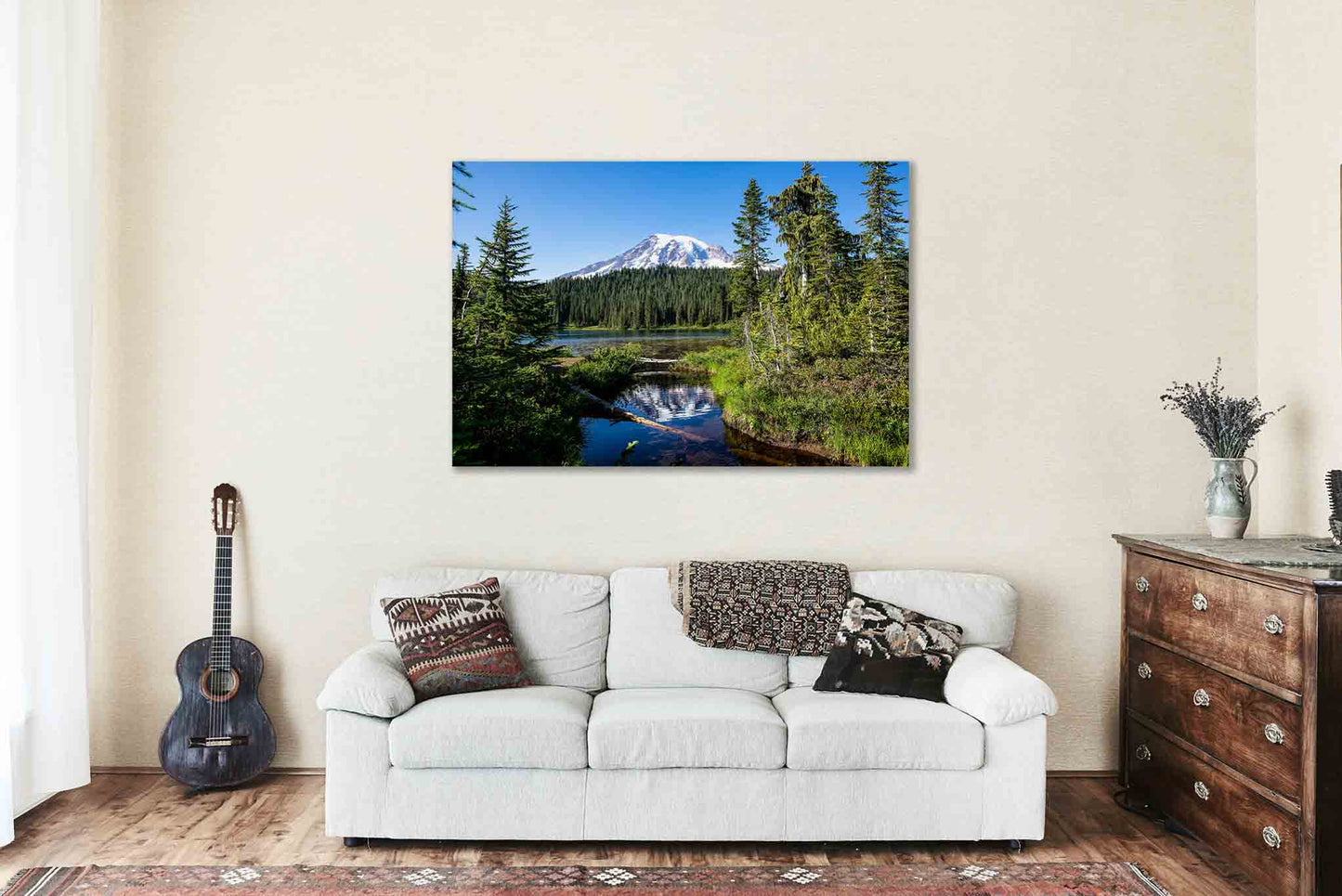Mount Rainier Metal Print | Pacific Northwest Photo | Cascades Photography | Washington Picture | Nature Decor