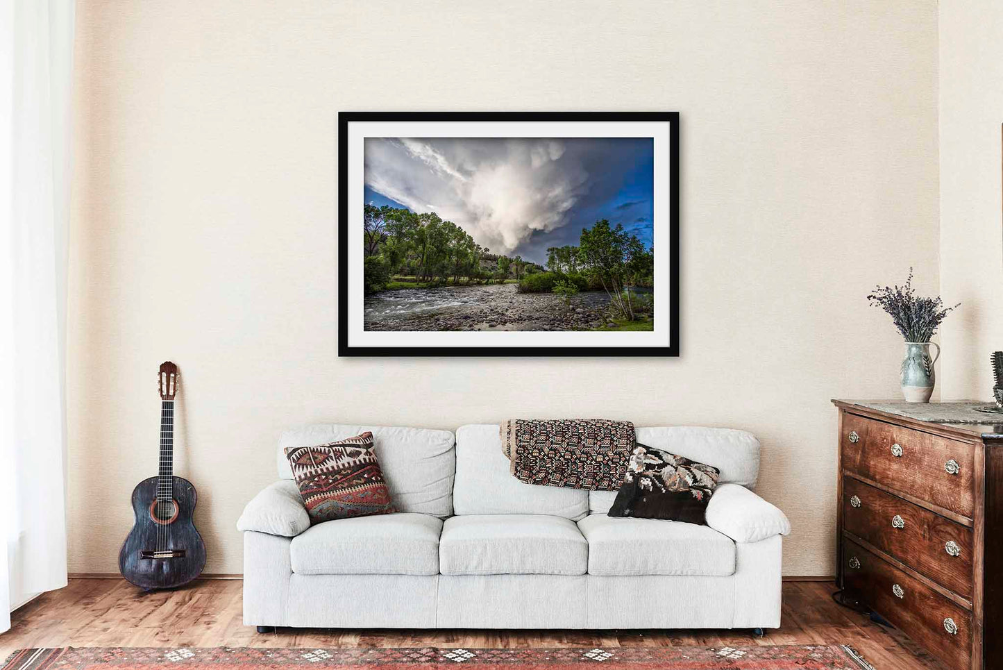 San Juan River Framed and Matted Print | Pagosa Springs Photo | Rocky Mountain Decor | Colorado Landscape Photography | Nature Wall Art | Ready to Hang