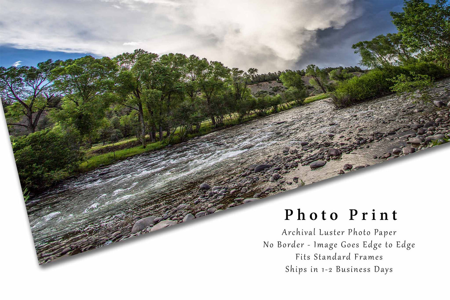 San Juan River Photography Print | Pagosa Springs Picture | Rocky Mountain Wall Art | Colorado Landscape Photo | Nature Decor | Not Framed