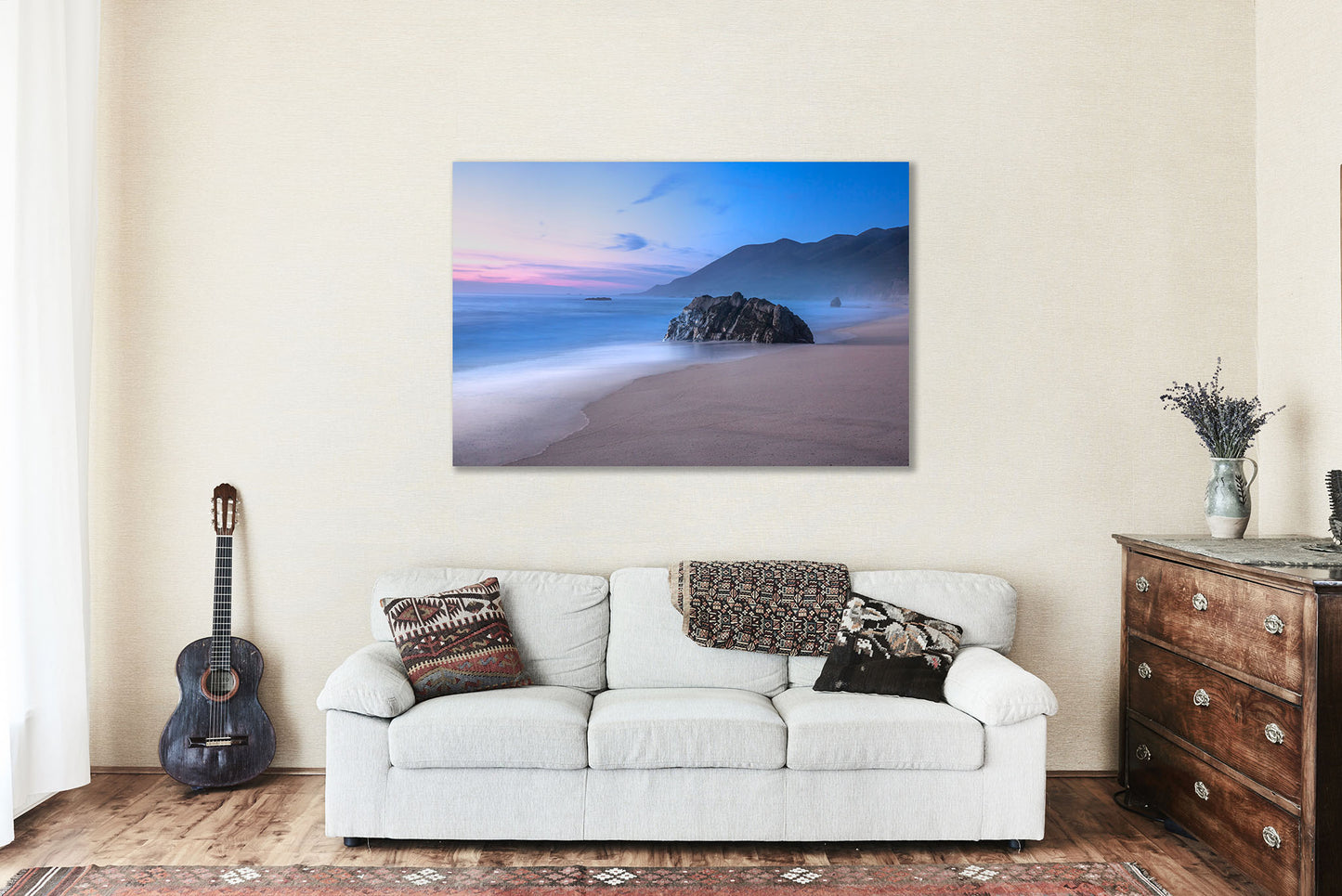 Big Sur Canvas | Serene Beach Sunset Gallery Wrap | West Coast Photography | California Wall Art | Coastal Decor | Ready to Hang