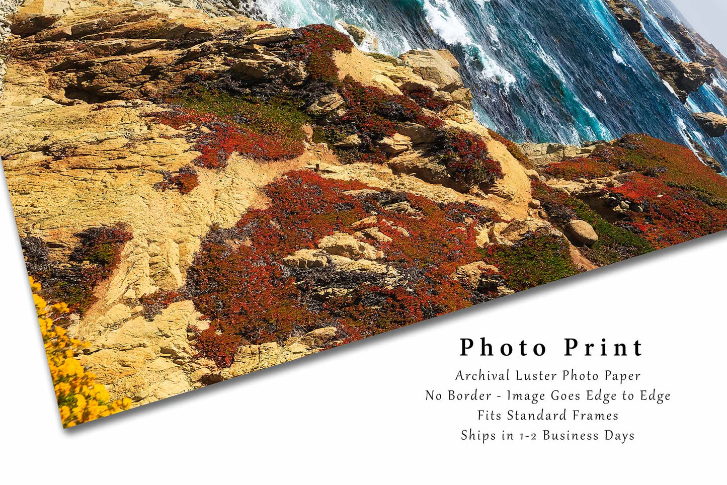 Big Sur Photography Print | California Vertical West Coast Pacific Ocean Vertical Seascape Wall Art Decor | Unframed