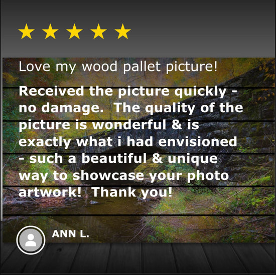 A five star review of the prints and wall art offered by Sean Ramsey of Southern Plains Photography.