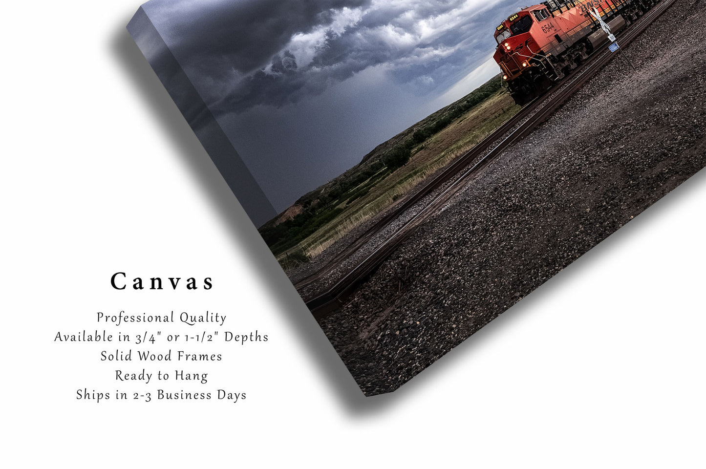 Train Canvas | Locomotive Gallery Wrap | Railfan Photography | Texas Wall Art | Railroad Decor | Ready to Hang