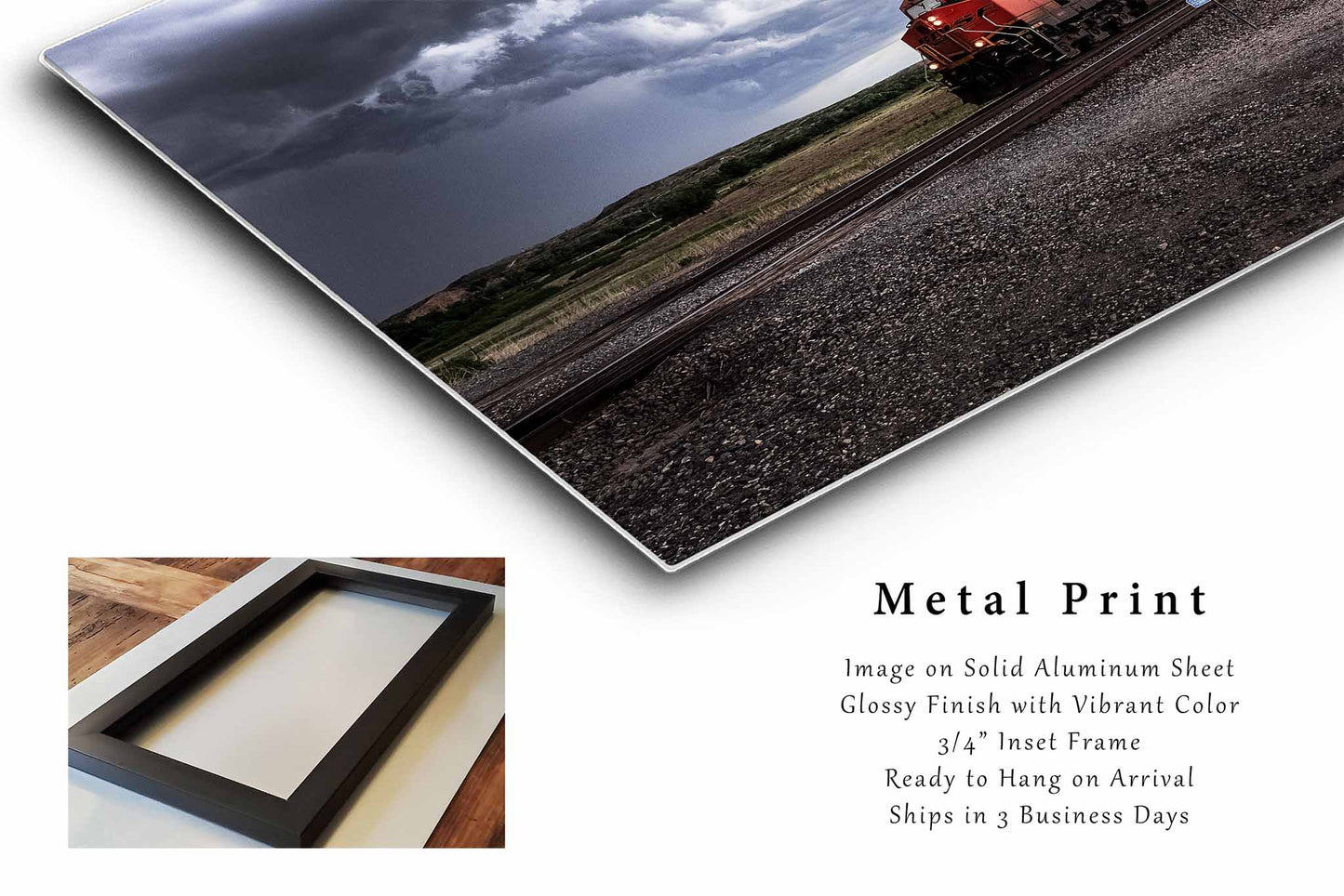 Train Metal Print | Locomotive Photography | Railfan Wall Art | Texas Photo | Railroad Decor | Ready to Hang