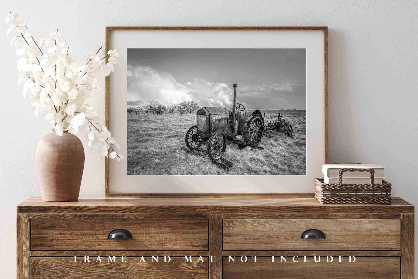 Classic Tractor Photography Print | McCormick-Deering Picture | Black and White Wall Art | Rustic Farm Photo | Farmhouse Decor | Not Framed