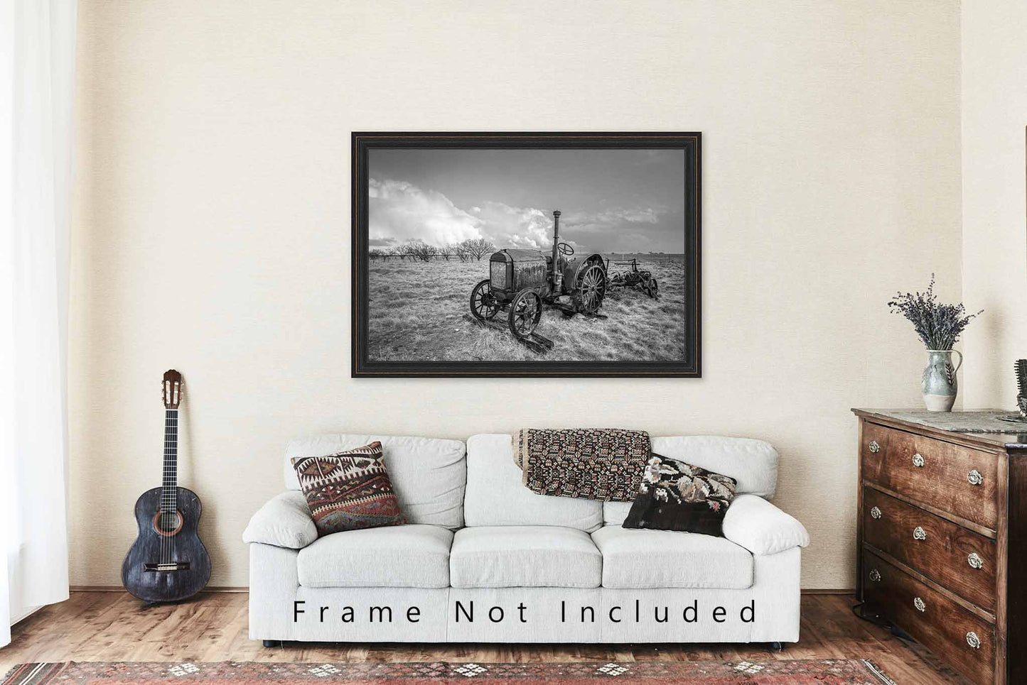 Classic Tractor Photography Print | McCormick-Deering Picture | Black and White Wall Art | Rustic Farm Photo | Farmhouse Decor | Not Framed