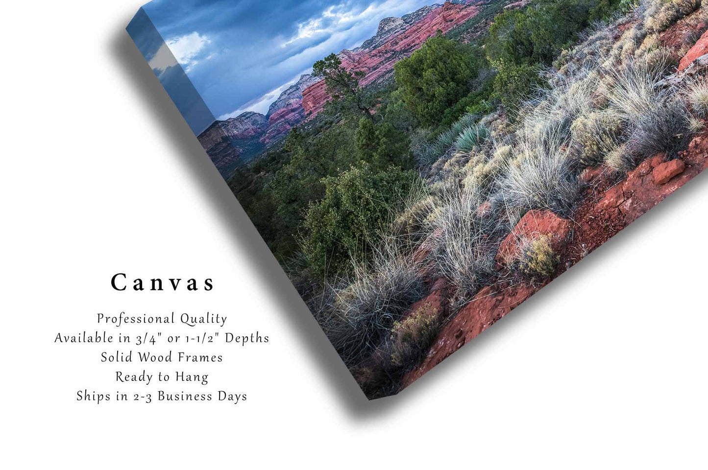 Sedona Canvas | Desert Landscape Gallery Wrap | Arizona Photography | Southwestern Wall Art | Western Decor | Ready to Hang