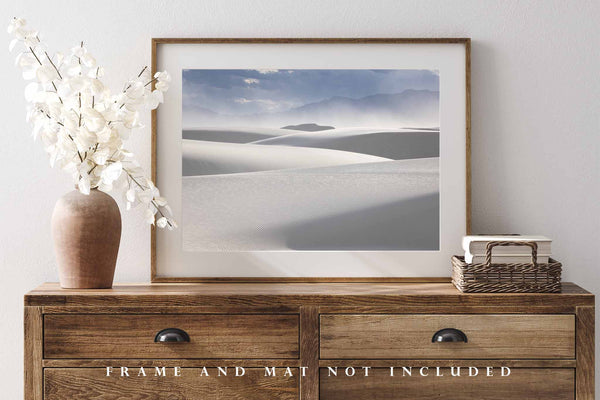 White Sands National Park Photo Print | Abstract Sand Dunes Picture | New Mexico Wall Art | Desert Photography | Southwestern Decor