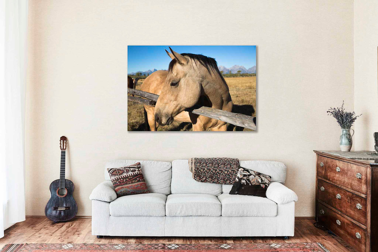 Buckskin Horse Metal Print | Equine Photography | Animal Wall Art | Wyoming Photo | Western Decor | Ready to Hang