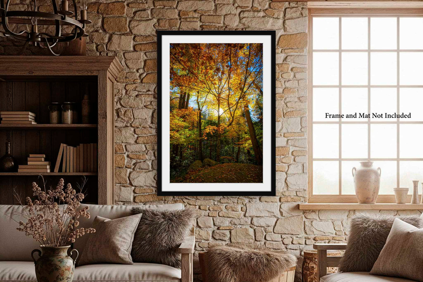 Forest Photography Print | Great Smoky Mountains Picture | Tennessee Wall Art | Vertical Photo | Nature Decor | Not Framed