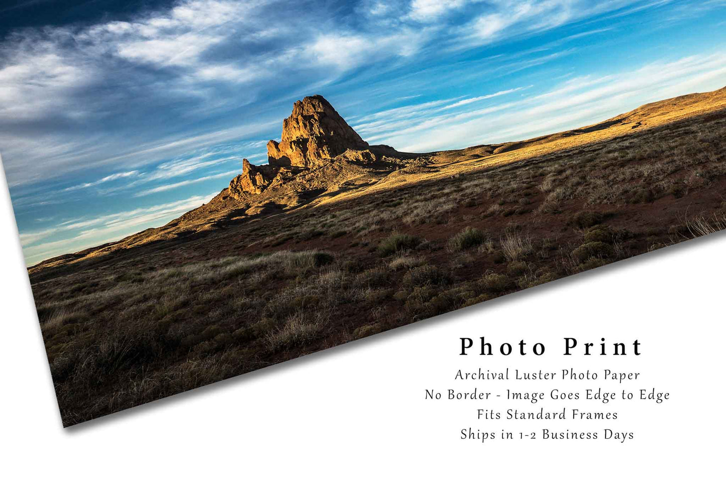 Southwest Photography Print - Picture of Agathla Peak near Monument Valley Arizona - Western Landscape Home Decor Wall Art Photo Artwork