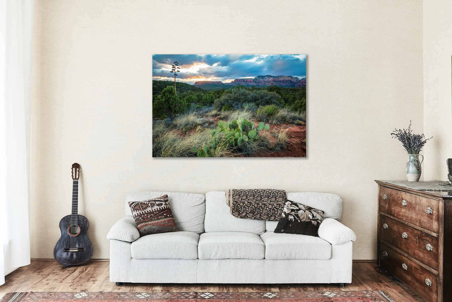 Sedona Canvas | Desert Landscape Gallery Wrap | Southwest Photography | Arizona Wall Art | Nature Decor | Ready to Hang