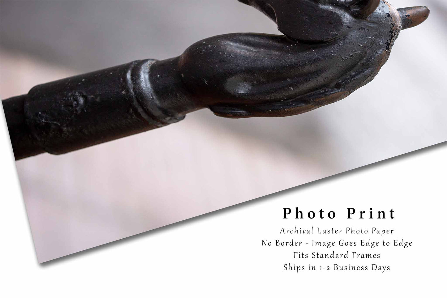 Horse Head Hitching Post Photography Print | New Orleans Louisiana Vertical French Quarter Wall Art Decor | Unframed