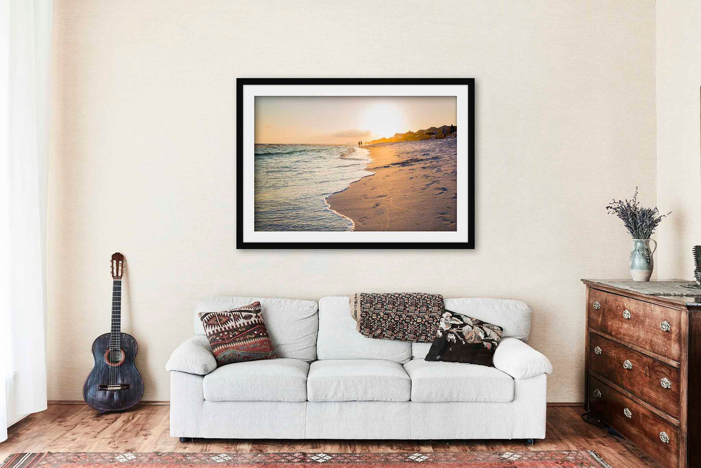 Beach Framed and Matted Print | Gulf Coast Photo | Friendship and Relationship Decor | Florida Photography | Coastal Wall Art | Ready to Hang