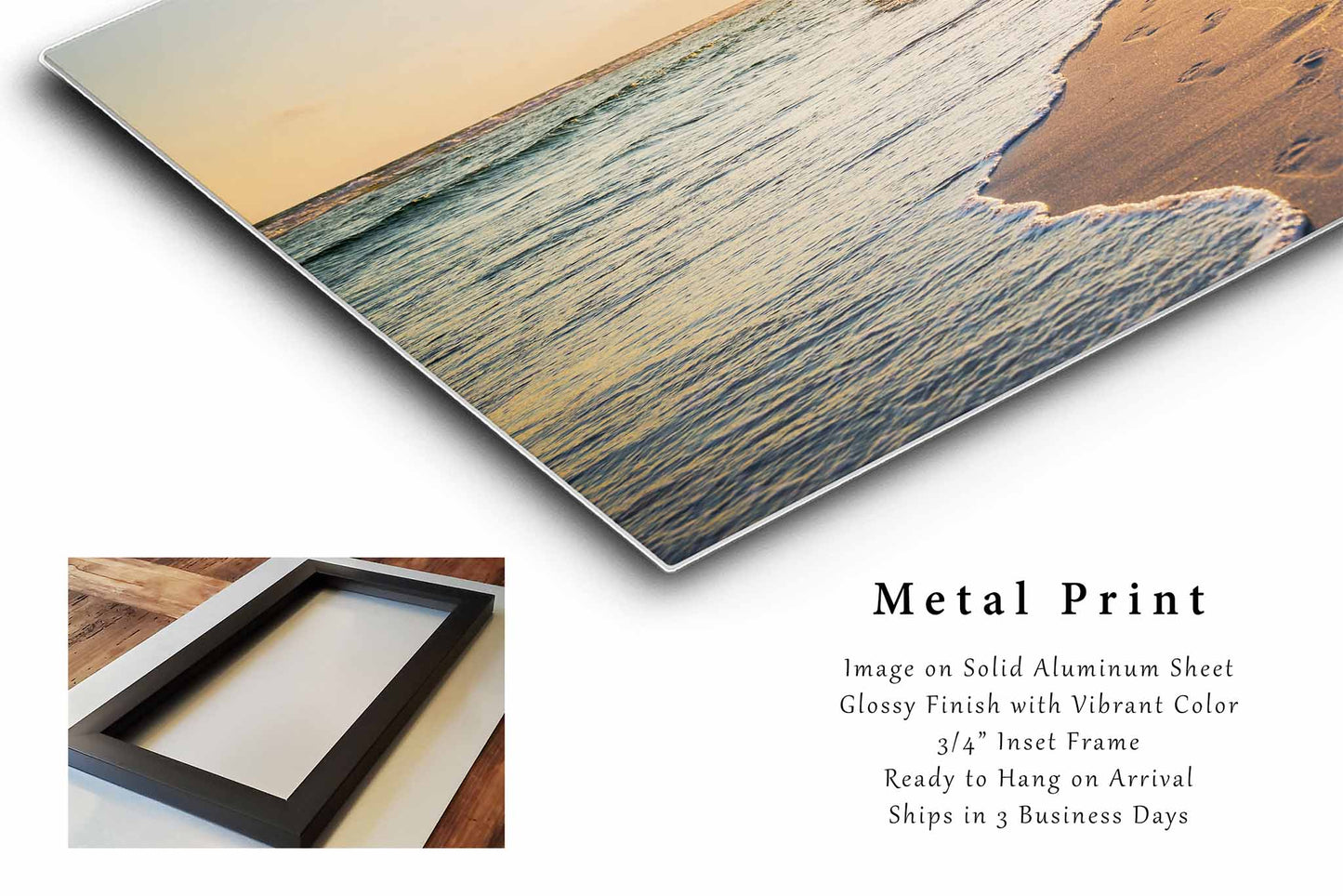 Beach Metal Print | Gulf Coast Photography | Friendship and Relationship Wall Art | Florida Photo | Coastal Decor | Ready to Hang