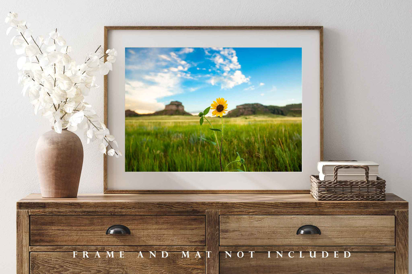 Great Plains Photo Print | Sunflower Picture | Nebraska Wall Art | Nature Photography | Western Prairie Decor