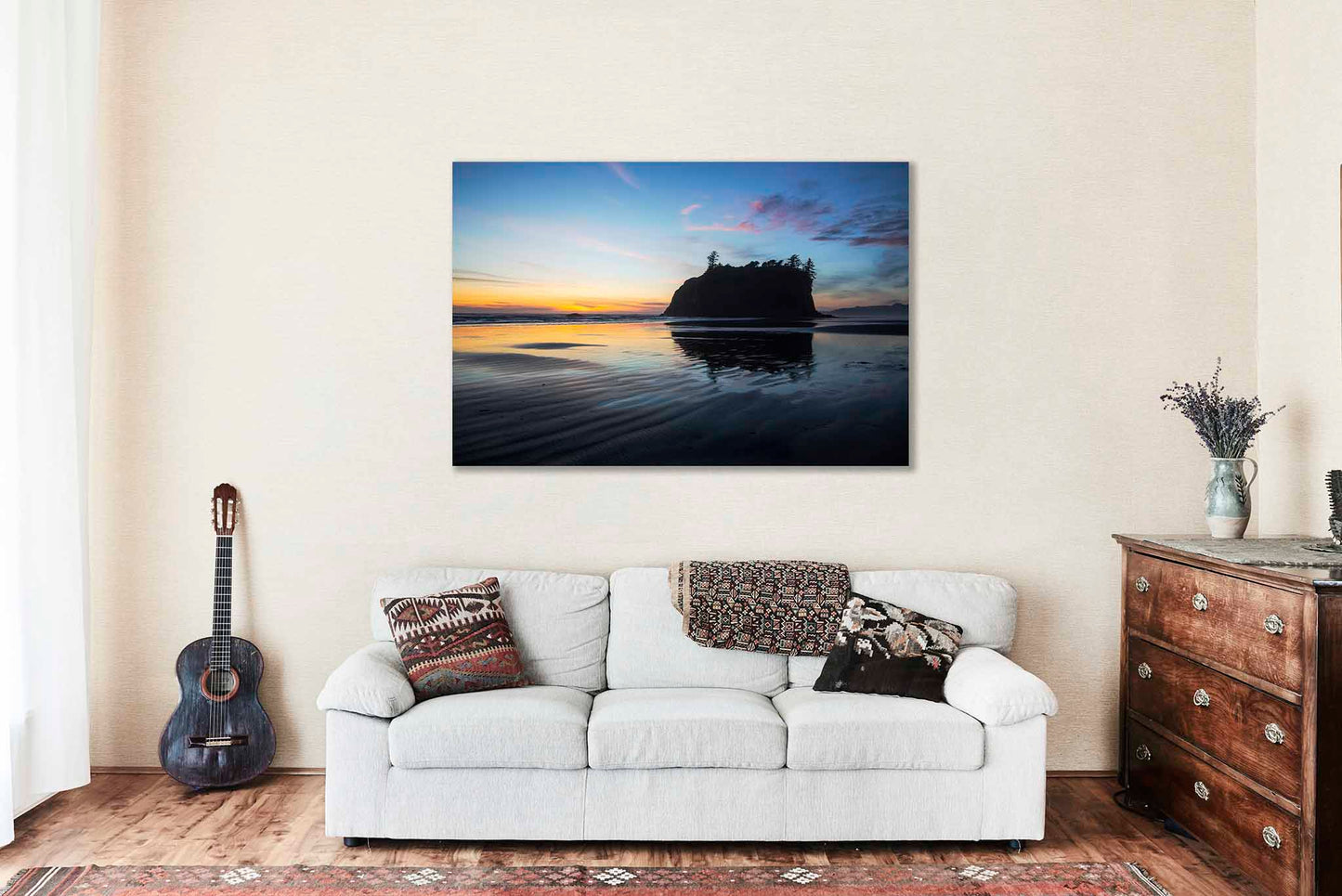 Ruby Beach Canvas | Sea Stack Gallery Wrap | Seascape Photography | Washington Coast Wall Art | Pacific Northwest Decor | Ready to Hang