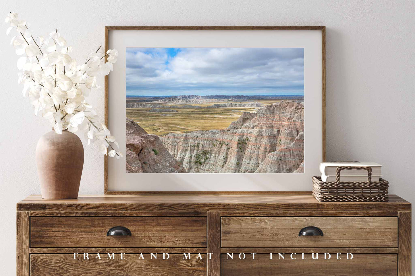 Badlands National Park Photography Print | Great Plains Picture | Prairie Wall Art | South Dakota Landscape Photo | Nature Decor | Not Framed