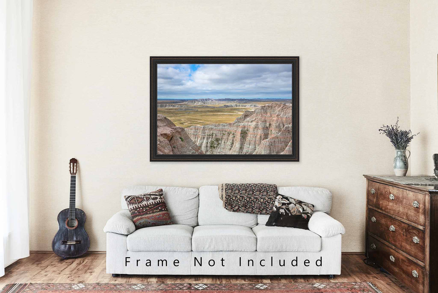 Badlands National Park Photography Print | Great Plains Picture | Prairie Wall Art | South Dakota Landscape Photo | Nature Decor | Not Framed