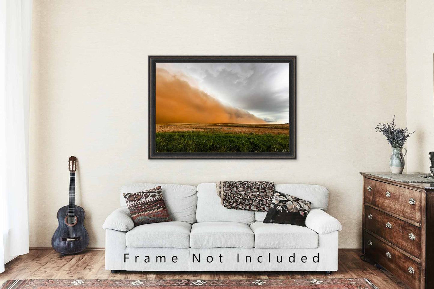 Haboob Photography Print | Storm Picture | Thunderstorm Wall Art | Texas Photo | Weather Decor | Not Framed