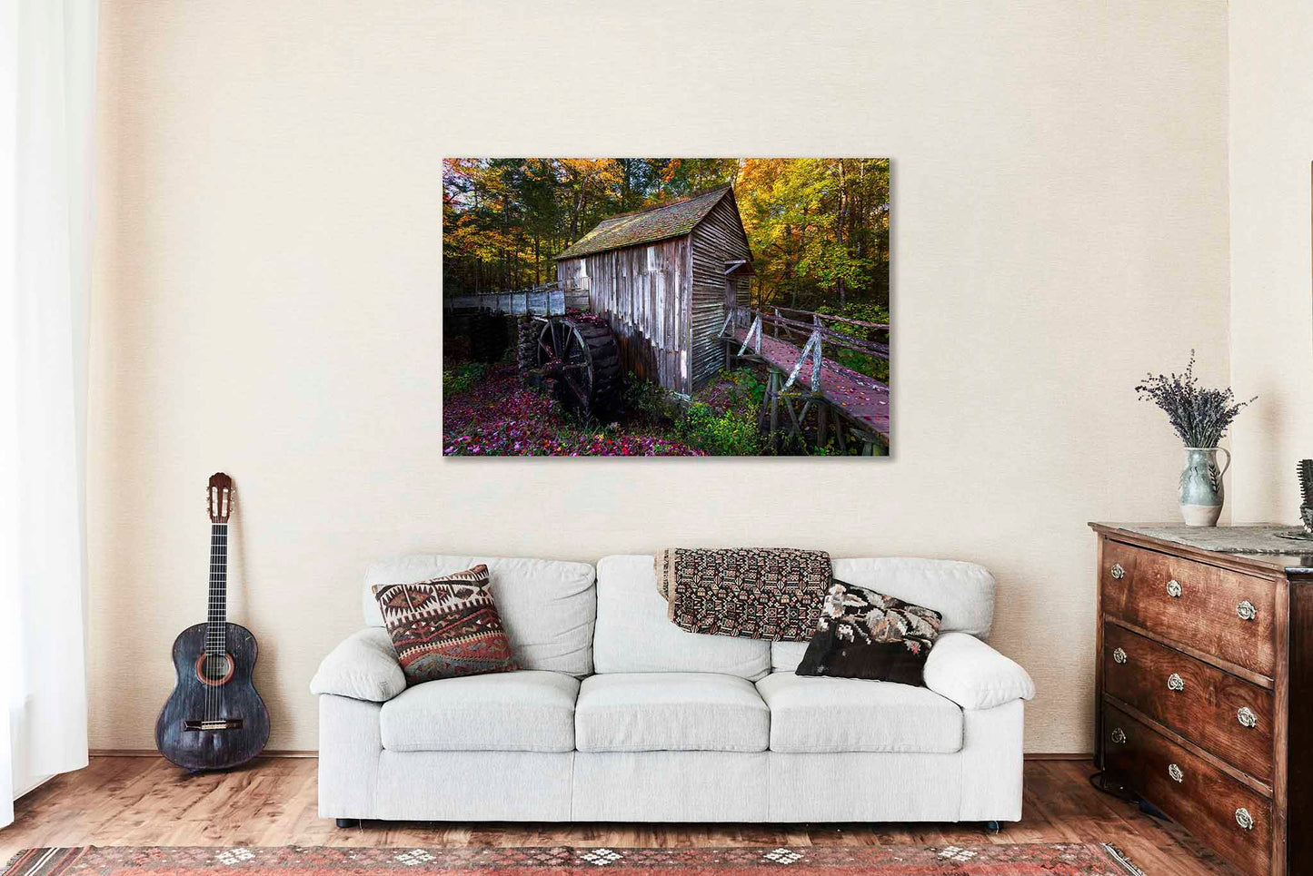 Country Metal Print | John Cable Mill Photography | Tennessee Wall Art | Cades Cove Photo | Great Smoky Mountains Decor | Ready to Hang