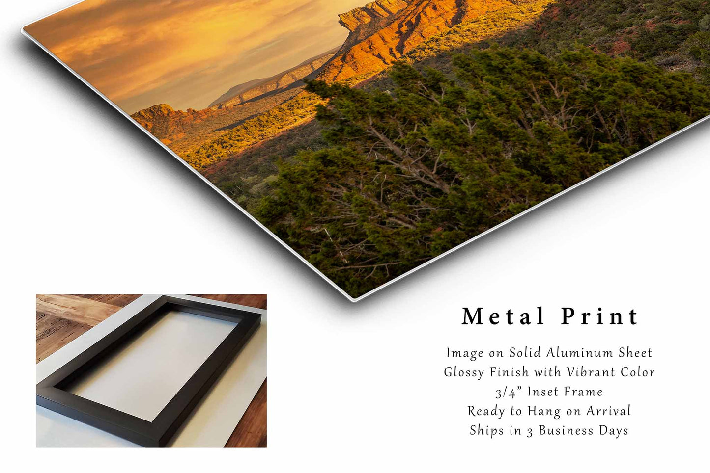 Sedona Metal Print | Cathedral Rock Photography | Desert Southwest Wall Art | Arizona Landscape Photo | Western Decor | Ready to Hang