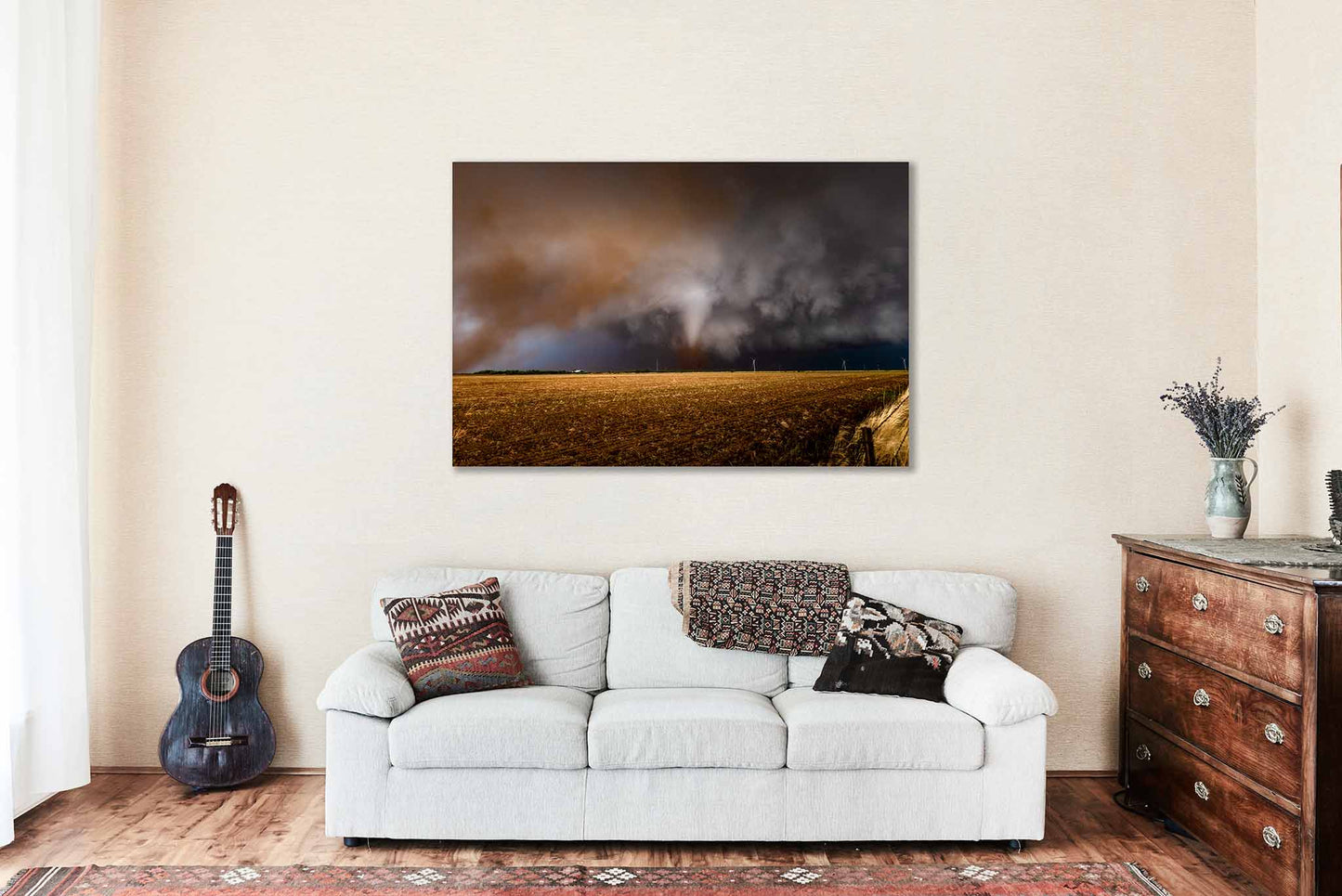 Tornado Canvas | Storm Gallery Wrap | Thunderstorm Photography | Texas Wall Art | Weather Decor | Ready to Hang