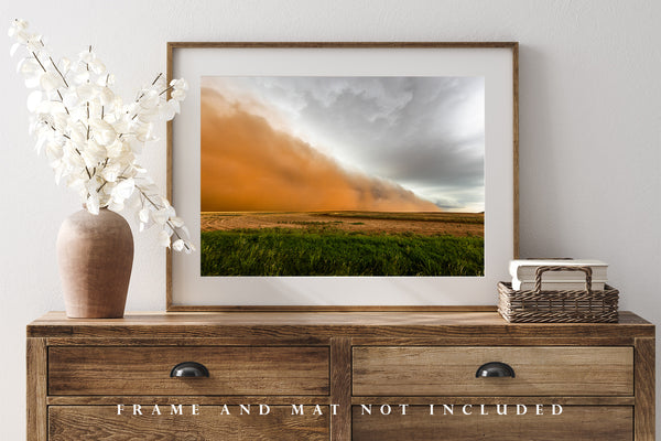 Haboob Print | Dust Storm Picture | Texas Wall Art | Weather Photography | Nature Decor