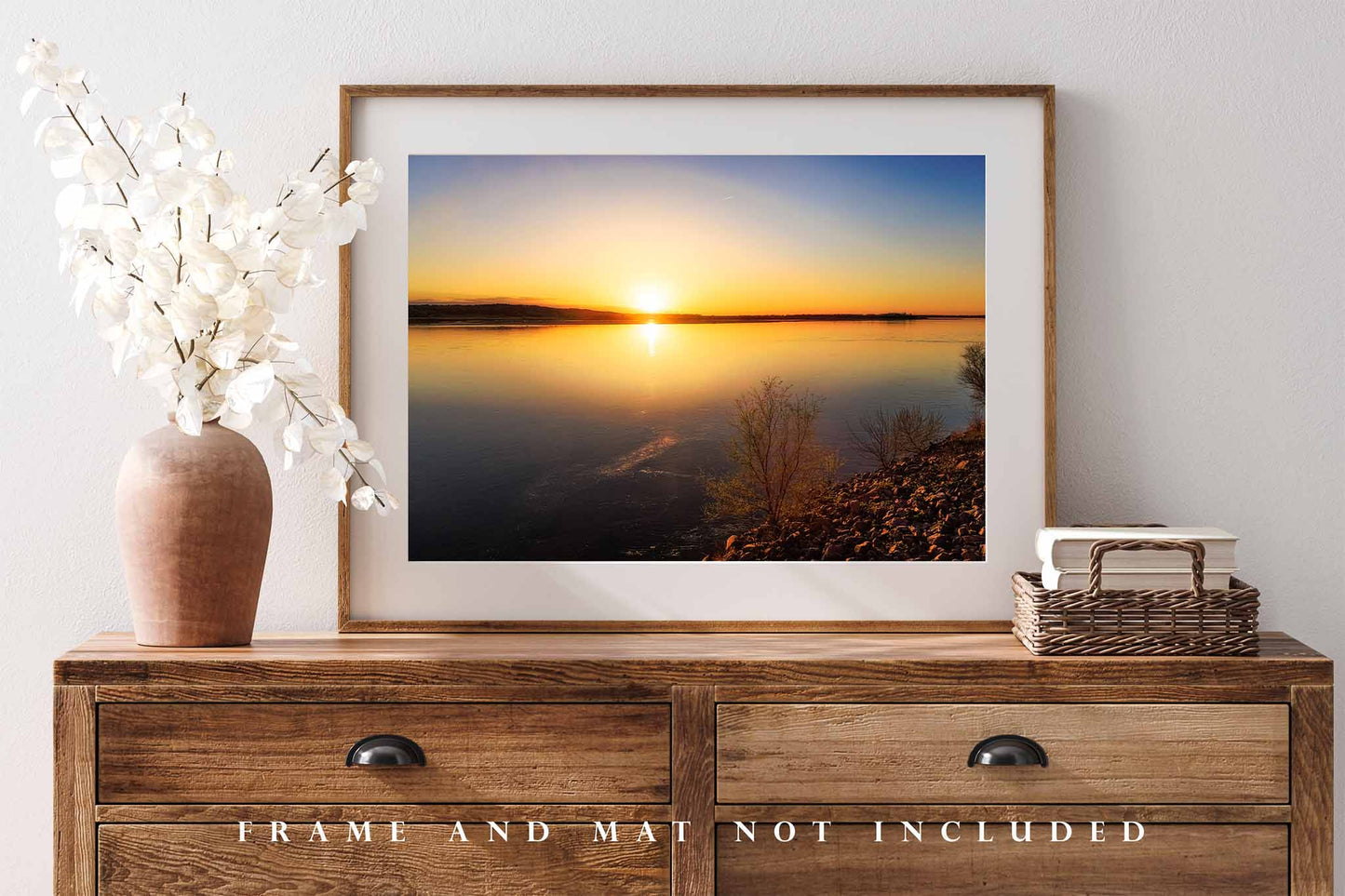 Missouri River Photography Print | Midwest Picture | Landscape Wall Art | South Dakota Nebraska Photo | Nature Decor | Not Framed