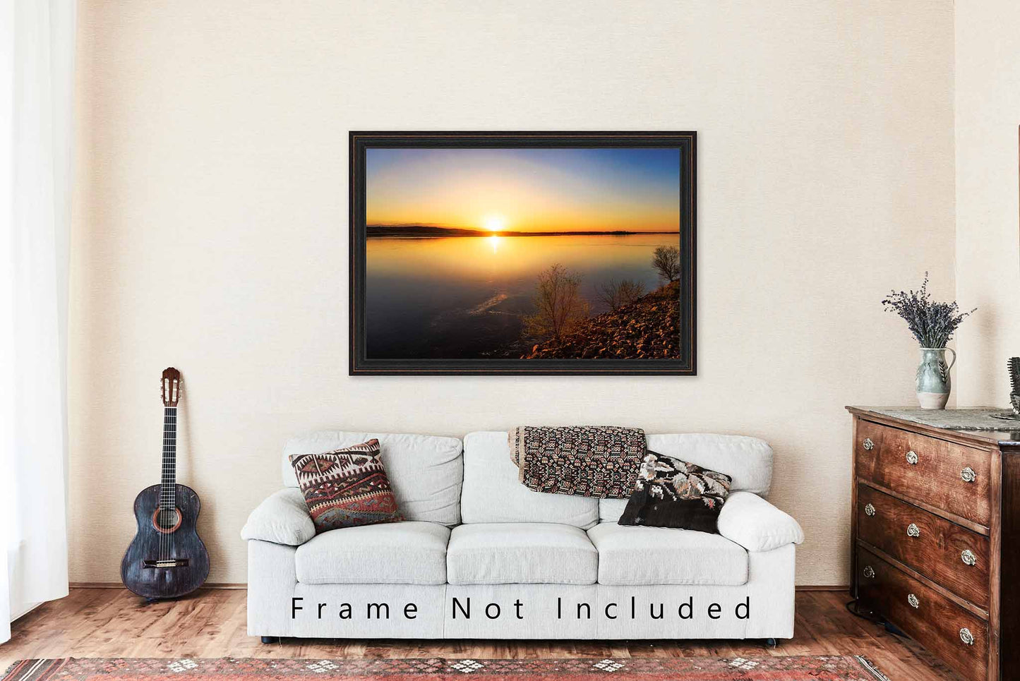 Missouri River Photography Print | Midwest Picture | Landscape Wall Art | South Dakota Nebraska Photo | Nature Decor | Not Framed