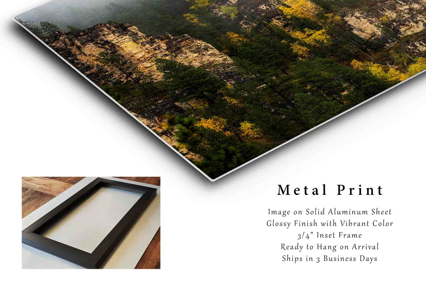 Western Metal Print | Spearfish Canyon Photo | Black Hills Photography | South Dakota Picture | Nature Decor