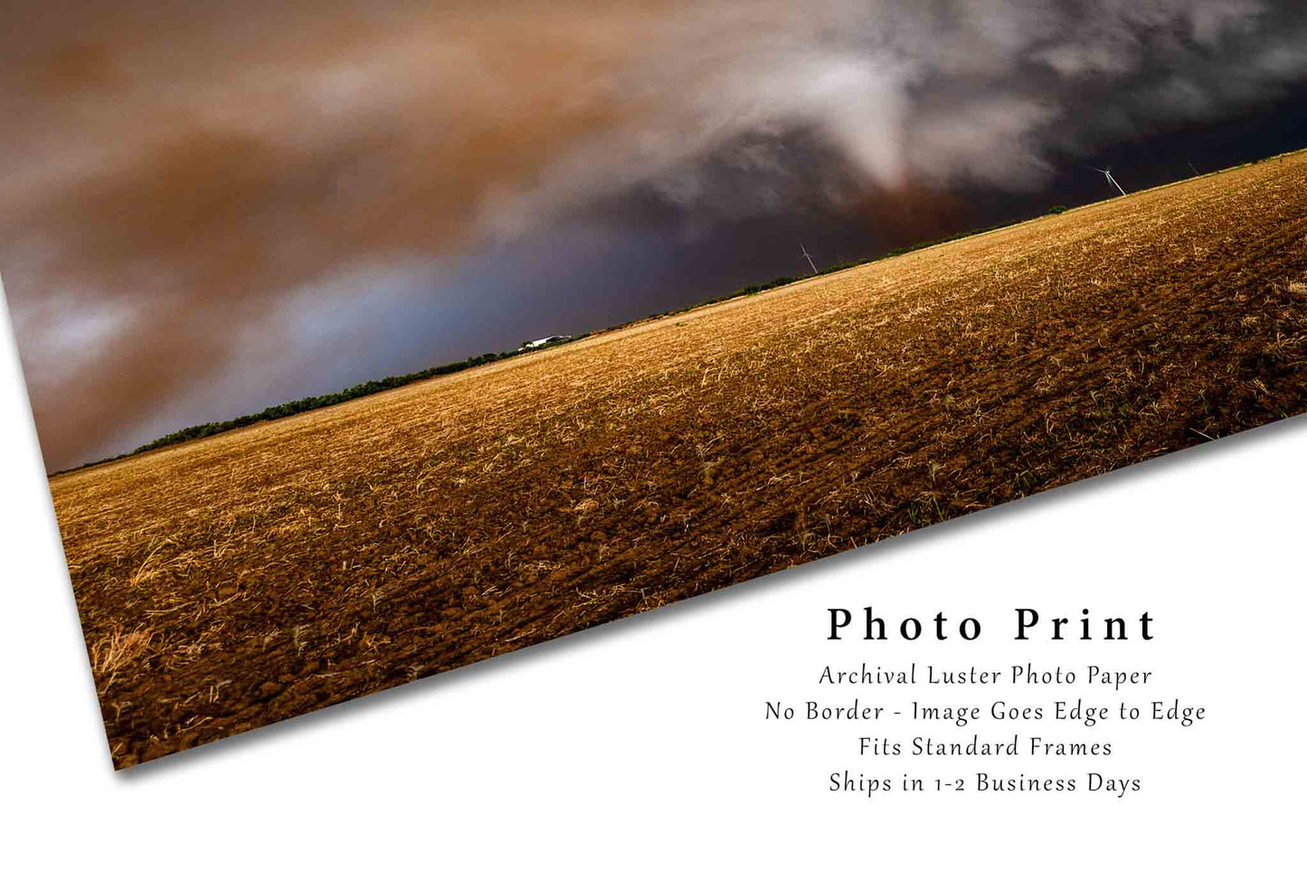 Storm Photo Print | Tornado Picture | Texas Wall Art | Thunderstorm Photography | Nature Decor