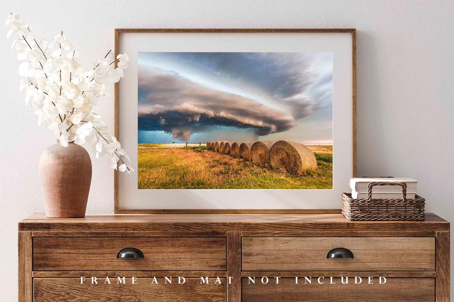 Storm Photography Print | Shelf Cloud Picture | Supercell Thunderstorm Wall Art | Oklahoma Sky Photo | Weather Decor | Unframed