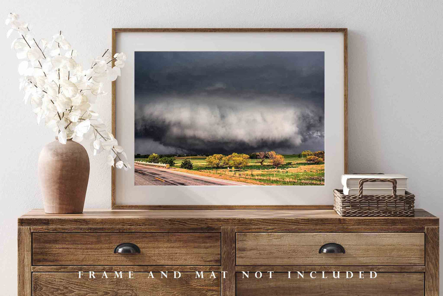 Tornado Photography Print | Storm Picture | Thunderstorm Wall Art | Oklahoma Photo | Weather Decor | Not Framed