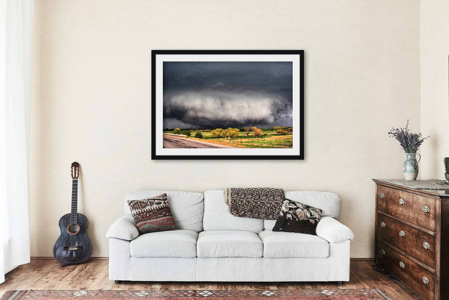 Tornado Framed Print | Storm Wall Art | Weather Photography | Oklahoma Photo | Nature Decor