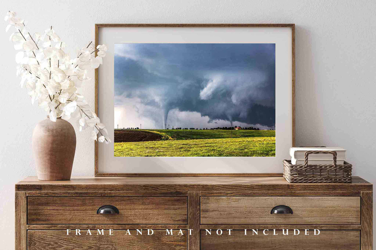 Tornado Photography Print | Storm Picture | Extreme Weather Wall Art | Kansas Photo | Nature Decor | Not Framed