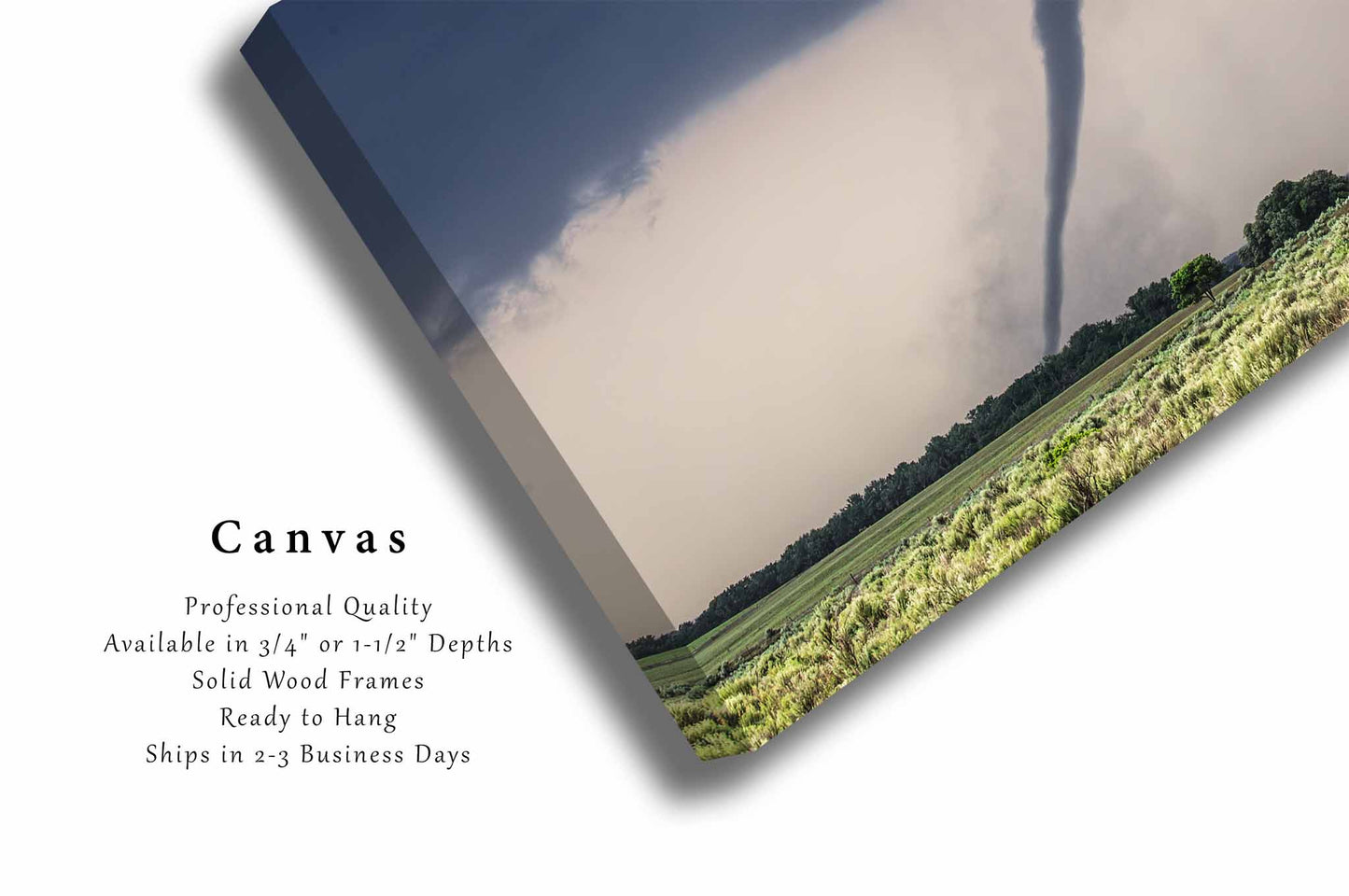 Tornado Canvas | Twister Gallery Wrap | Storm Photography | Oklahoma Wall Art | Extreme Weather Decor | Ready to Hang