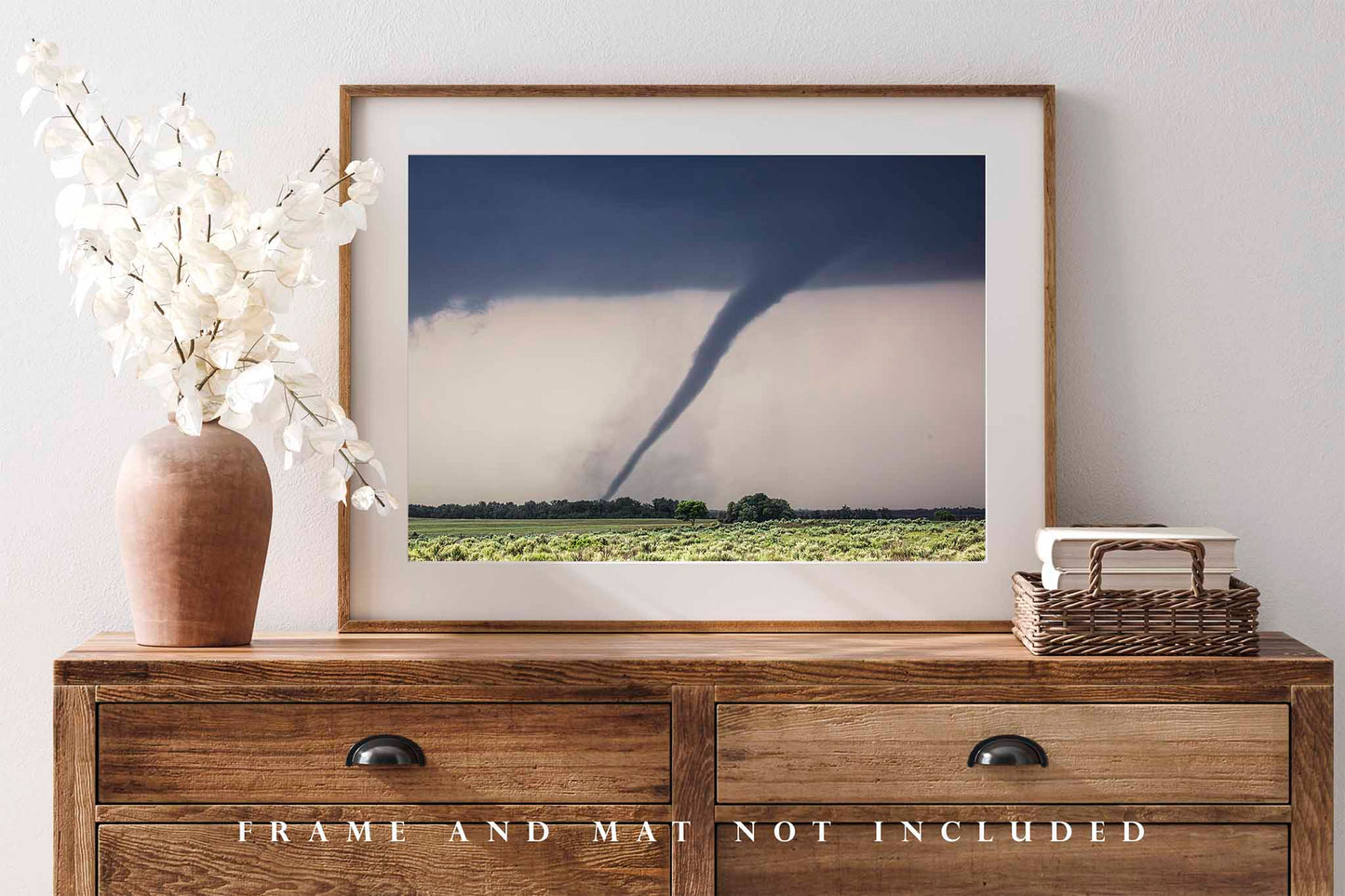 Tornado Photography Print | Twister Picture | Storm Wall Art | Oklahoma Photo | Extreme Weather Decor | Not Framed