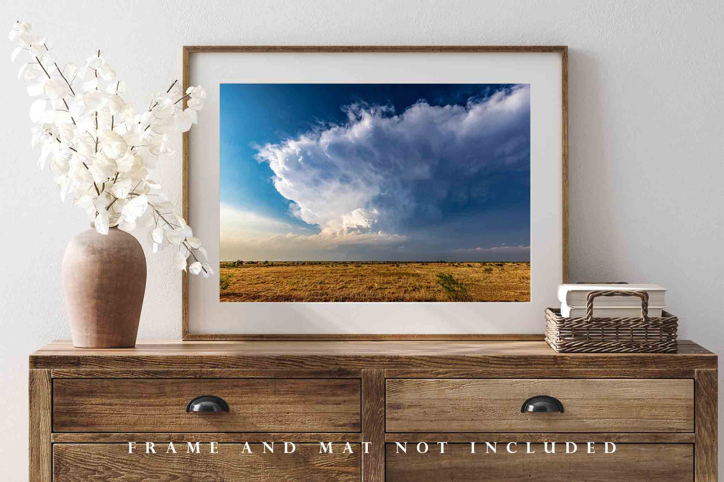 Storm Photo Print | Mesocyclone Picture | Texas Wall Art | Supercell Thunderstorm Photography | Nature Decor