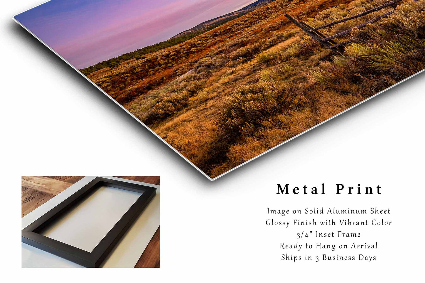 Mountain Valley Metal Print | Rocky Mountains Photography | Western Sky Wall Art | New Mexico Landscape Photo | Nature Decor | Ready to Hang