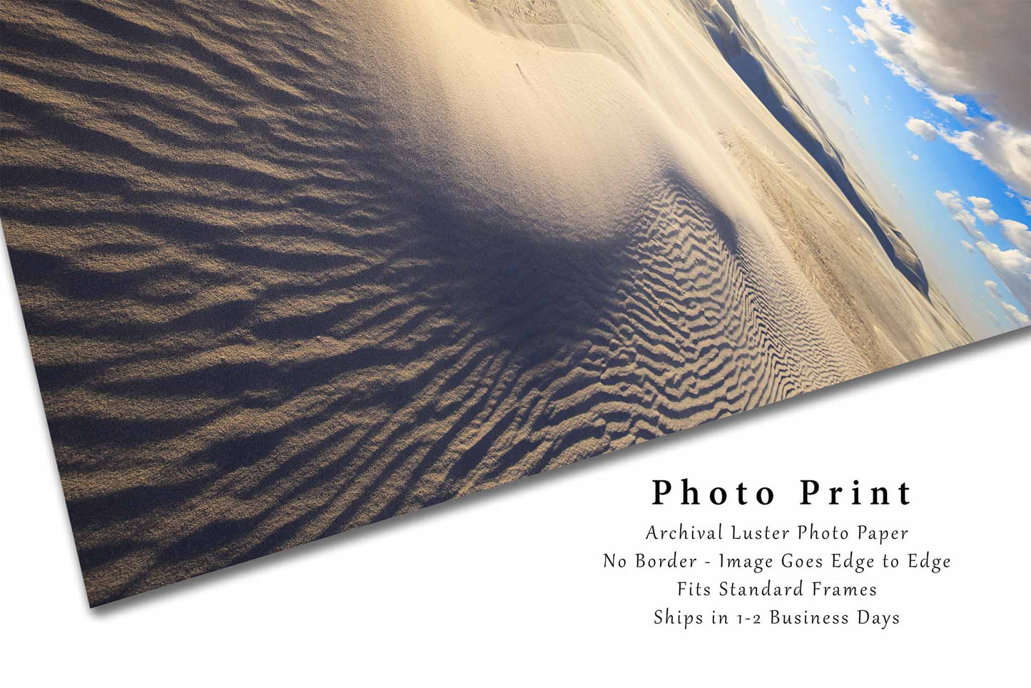 White Sands National Park Photography Print | Sand Dunes Picture | Desert Wall Art | New Mexico Photo | Southwestern Decor | Not Framed