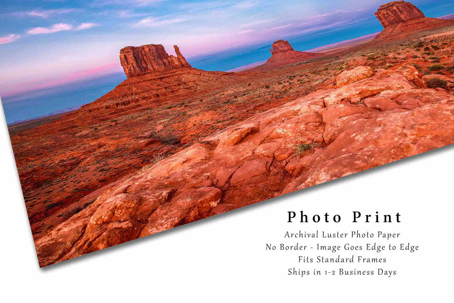 Monument Valley Photography Print | Landscape Picture | Southwest Wall Art | Arizona Utah Photo | Western Decor | Not Framed