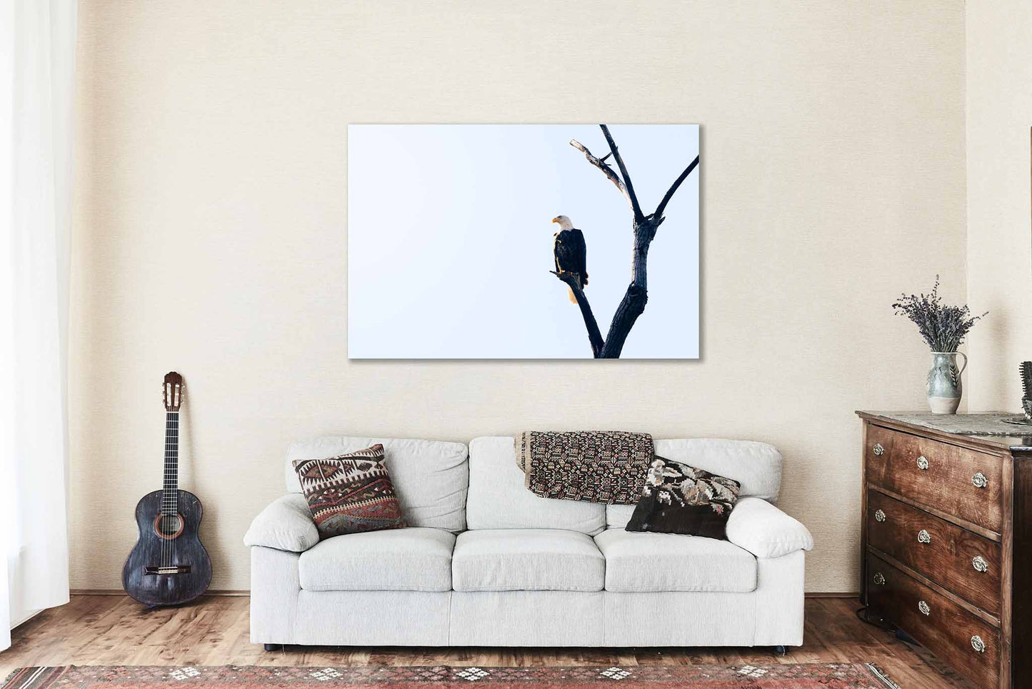 Bald Eagle Canvas | Wildlife Gallery Wrap | National Bird Photography | Oklahoma Wall Art | Nature Decor | Ready to Hang
