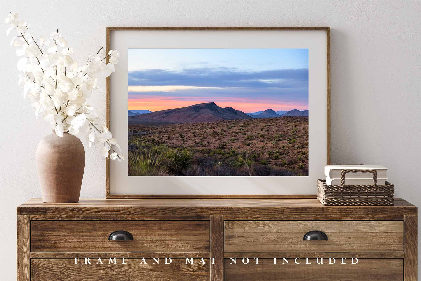 Big Bend Photography Print | Mountains and Mesa Picture | National Parks Wall Art | West Texas Photo | Desert Decor | Not Framed