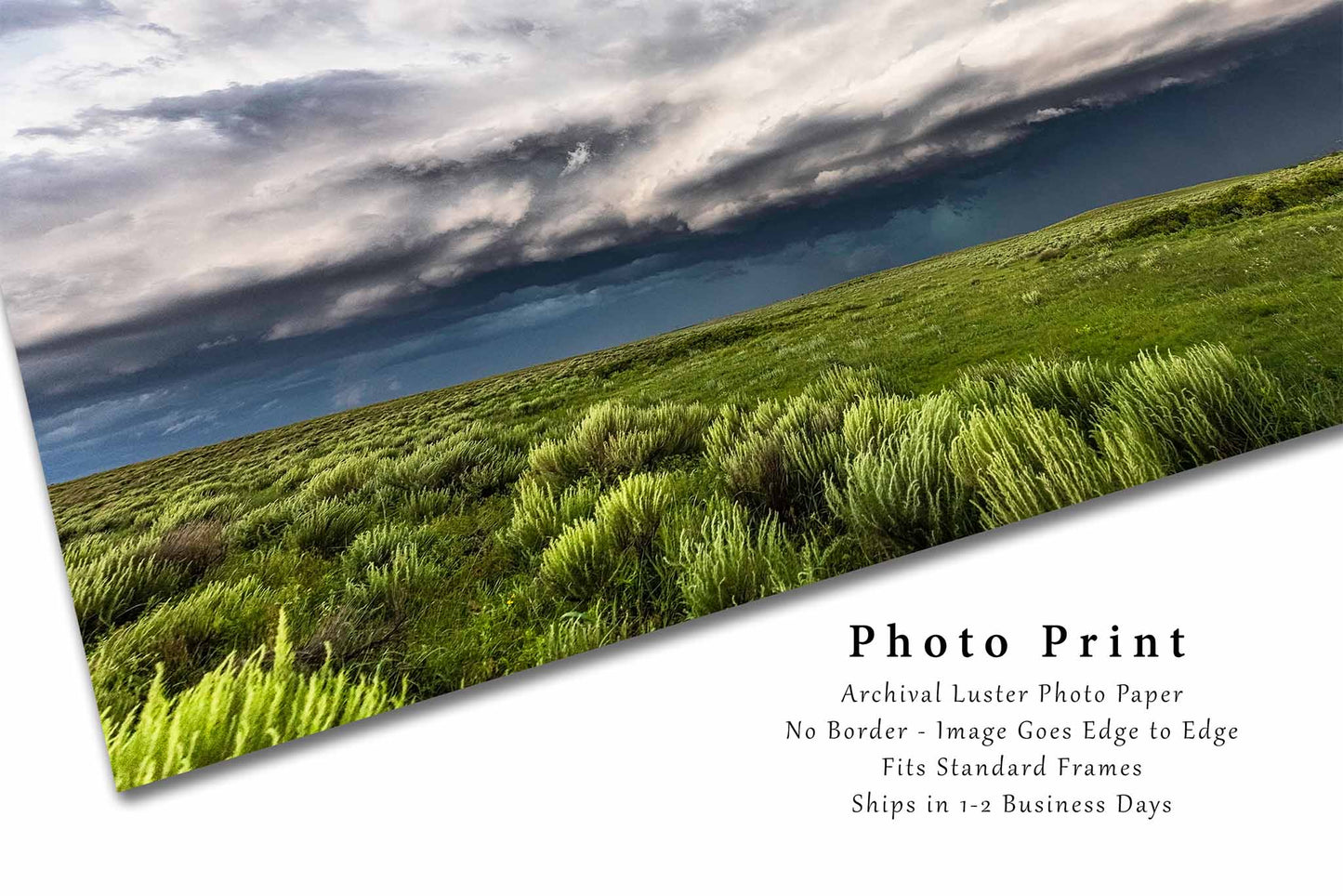 Great Plains Photography Print | Storm Picture | Thunderstorm Wall Art | Oklahoma Landscape Photo | Nature Decor | Not Framed