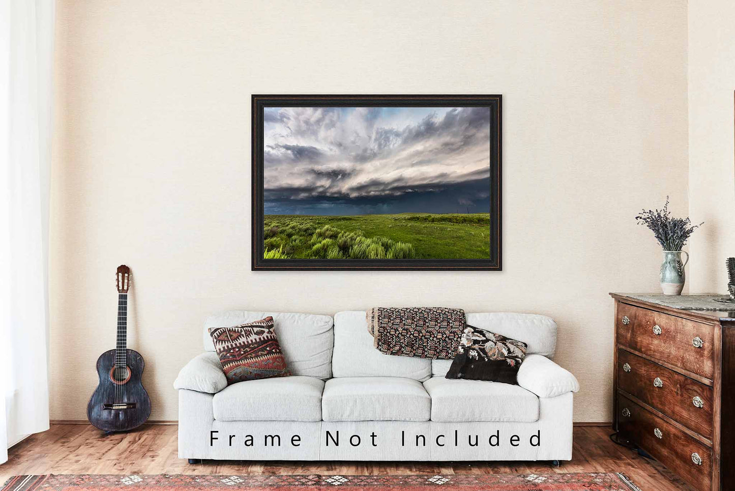 Great Plains Photography Print | Storm Picture | Thunderstorm Wall Art | Oklahoma Landscape Photo | Nature Decor | Not Framed